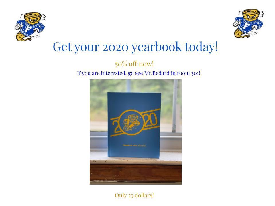 Ad for 2020 Yearbook Surplus