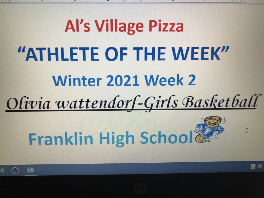 Female Athlete Of The Week