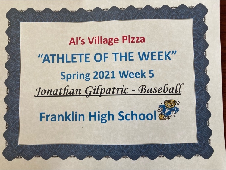 Male Co-Athlete Of The Week