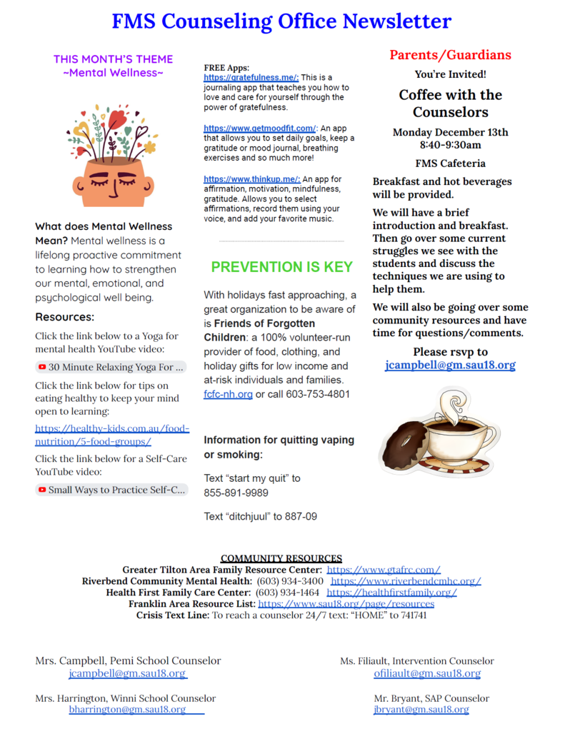 Counseling November