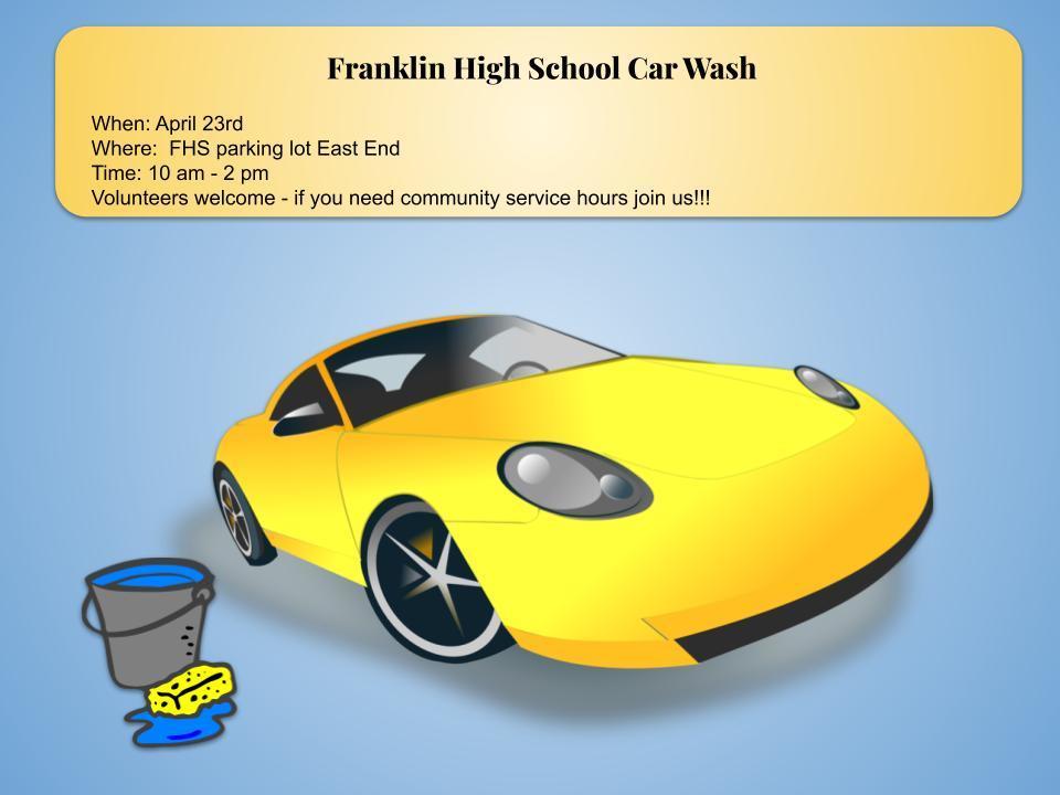 FHS Car wash flyer