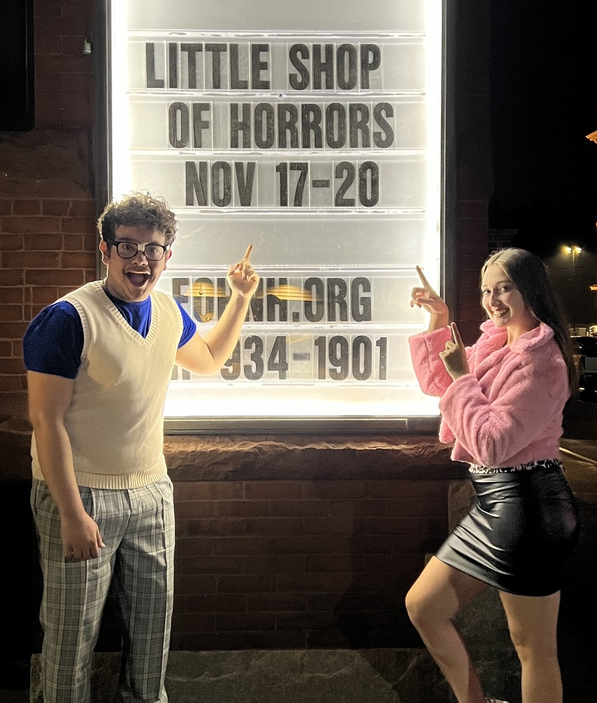 Cast members Noah Alers-Alers and Lillian Corrow from Little Shop of Horrors